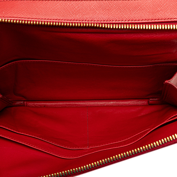 Pre-Loved Prada Saffiano Double Zip Crossbody - Picture 4 of 12